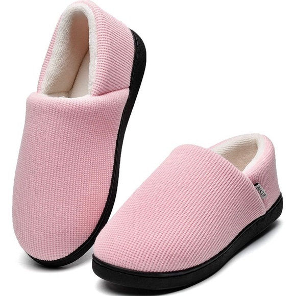 Shoes - New Women’s Memory Foam House Slippers Pink​